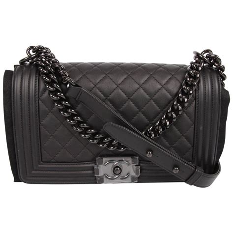 so black boy bag chanel|chanel reissue so black.